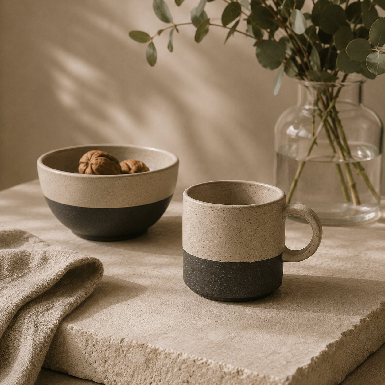 mug en ceramique bicolore design en situation mug en ceramique bicolore design en situation