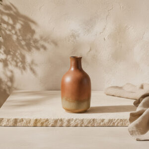 vase en ceramique collection saisonniere terres claires