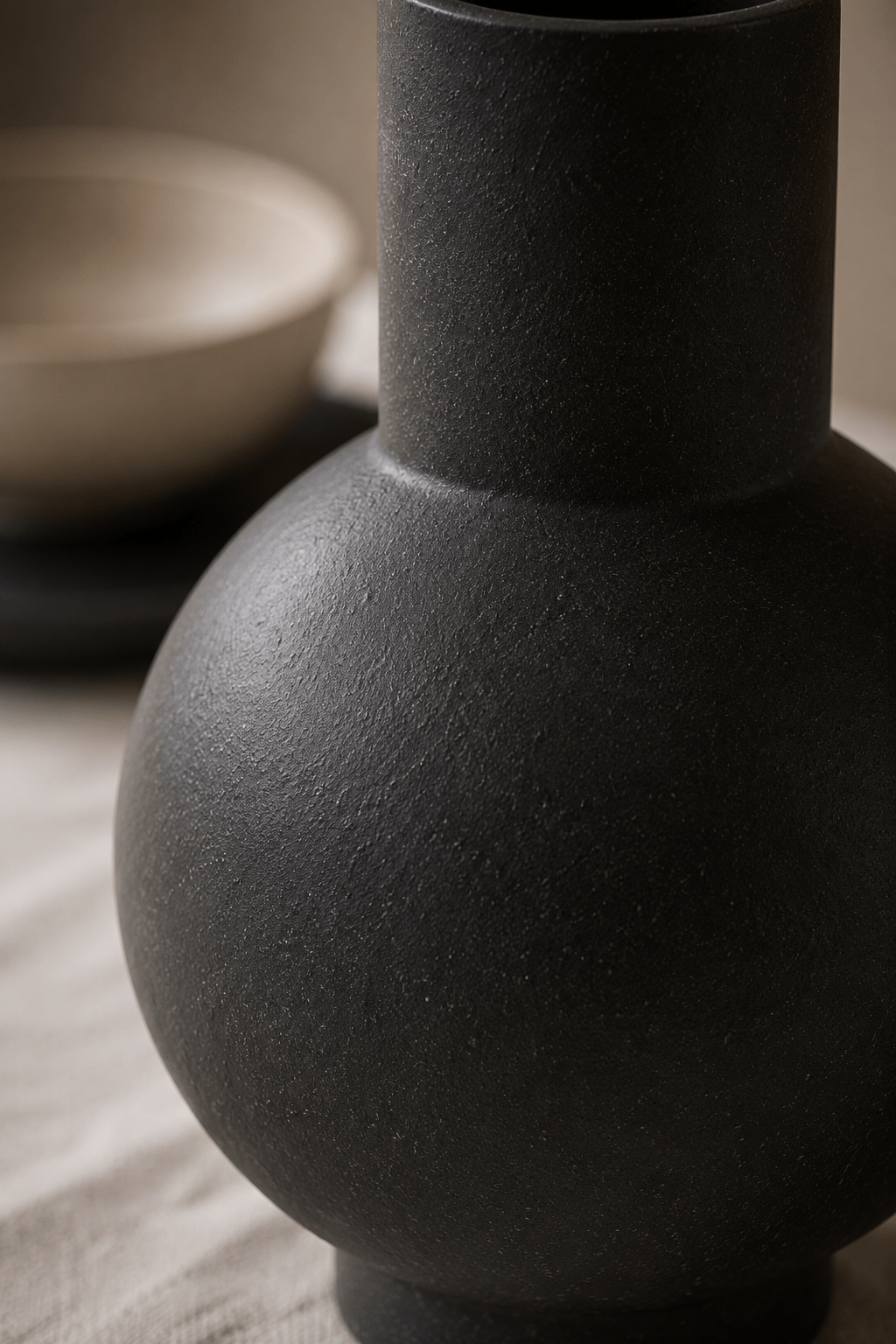 vase noir mat collection design texture vase noir mat collection design texture