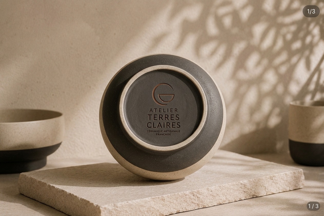 Grand bol bicolore de la Collection Design Bol en céramique de la Collection Design